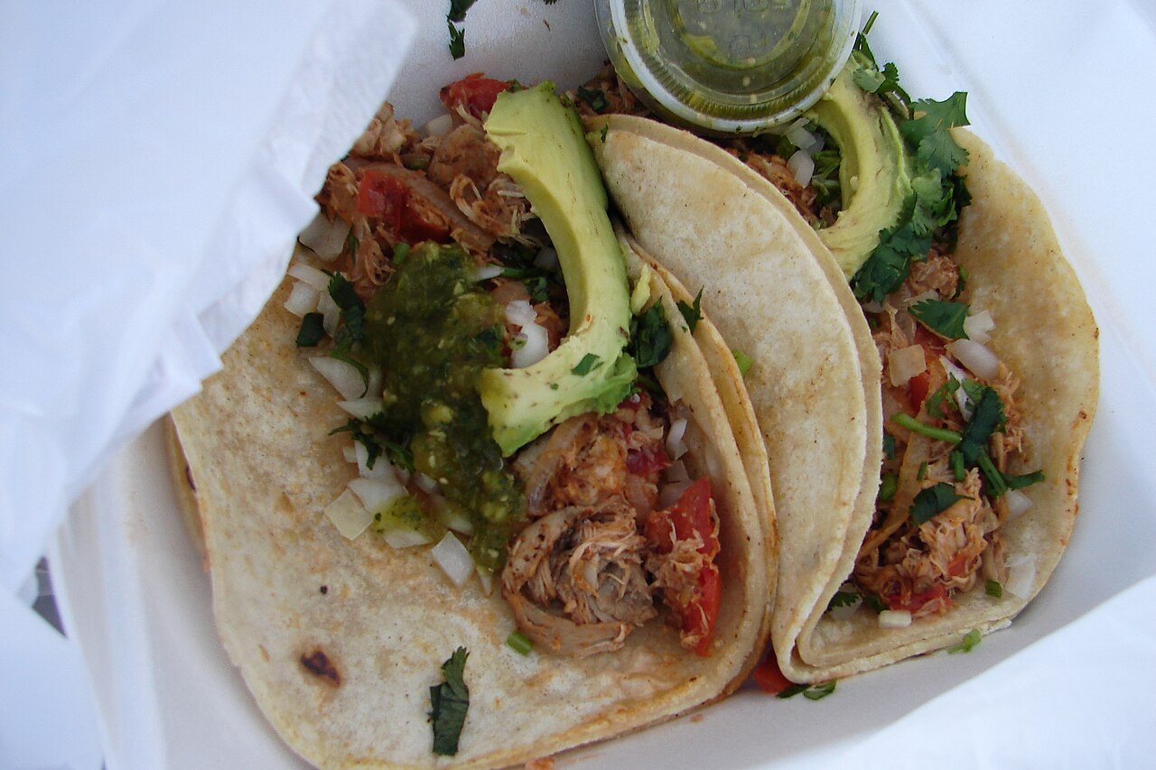 Slow Cooker Salsa Chicken Tacos